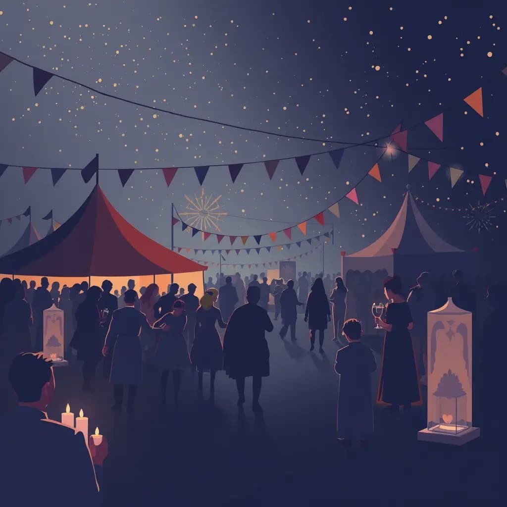 Dream illustration: Festival