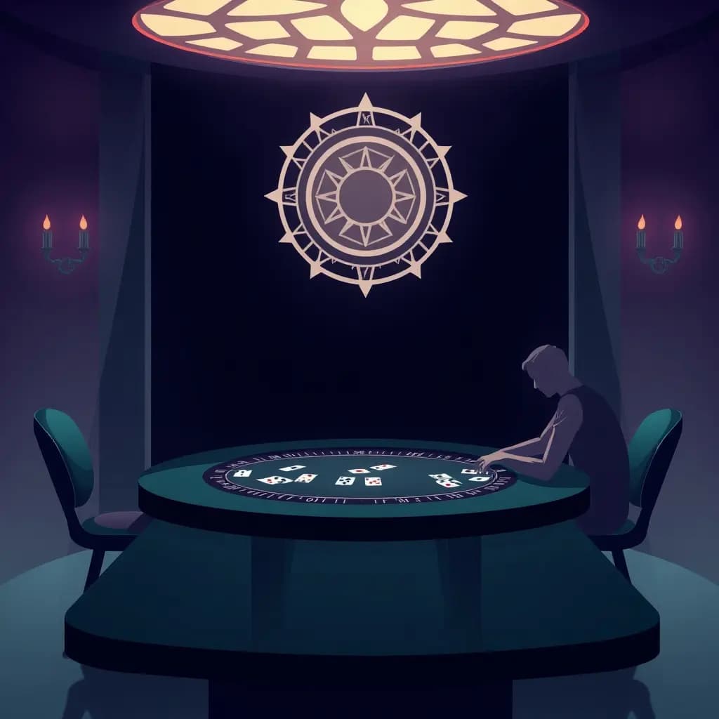 Dream illustration: Sitting at the Final Poker Table