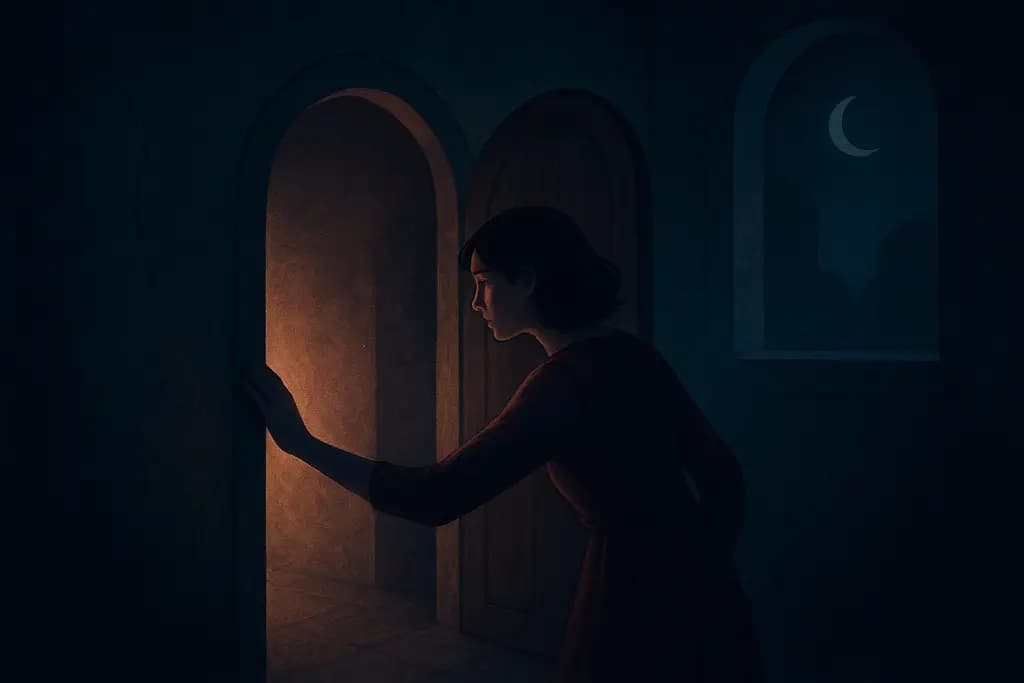 Dream illustration: Finding a hidden passage or room