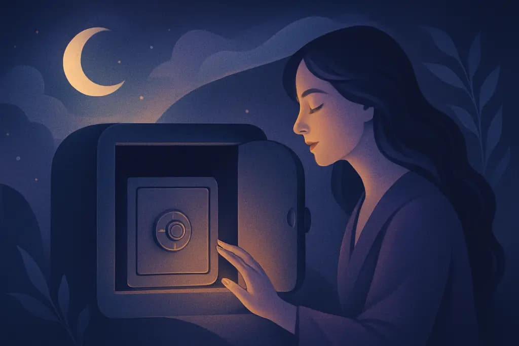 Dream illustration: Finding a Hidden Safe