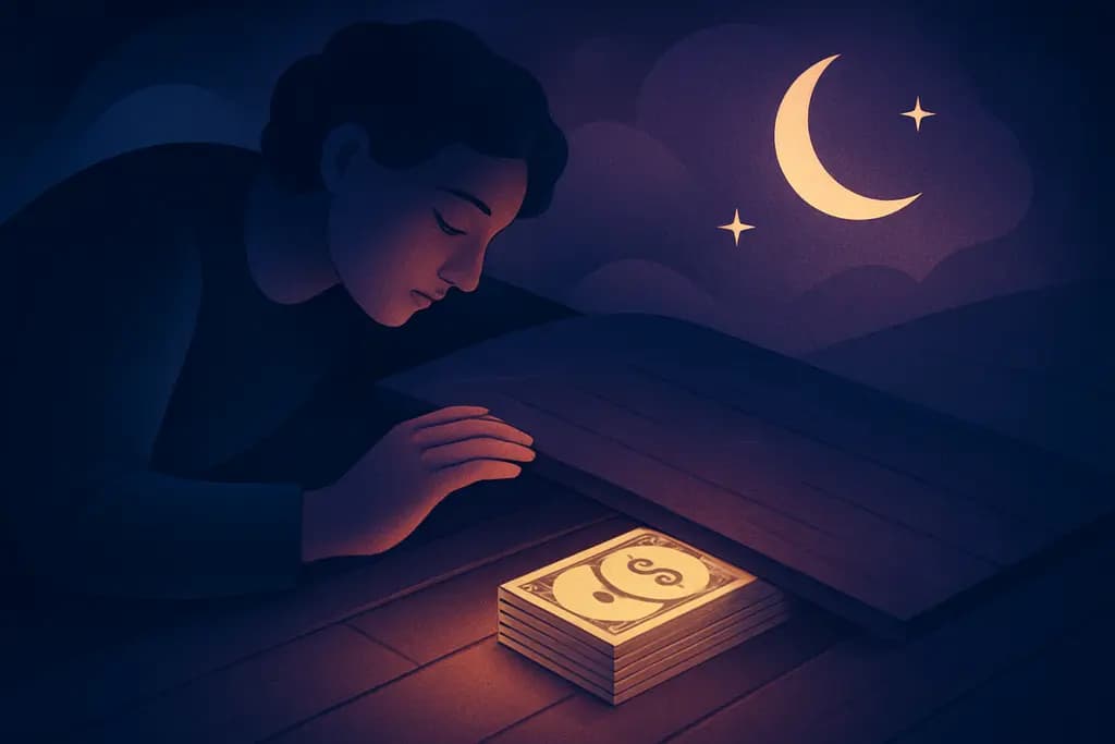 Dream illustration: Finding a hidden stash of money
