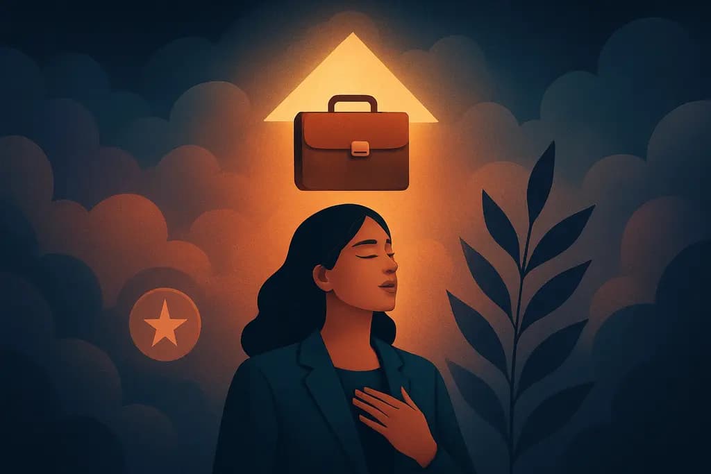 Dream illustration: Finding a job promotion
