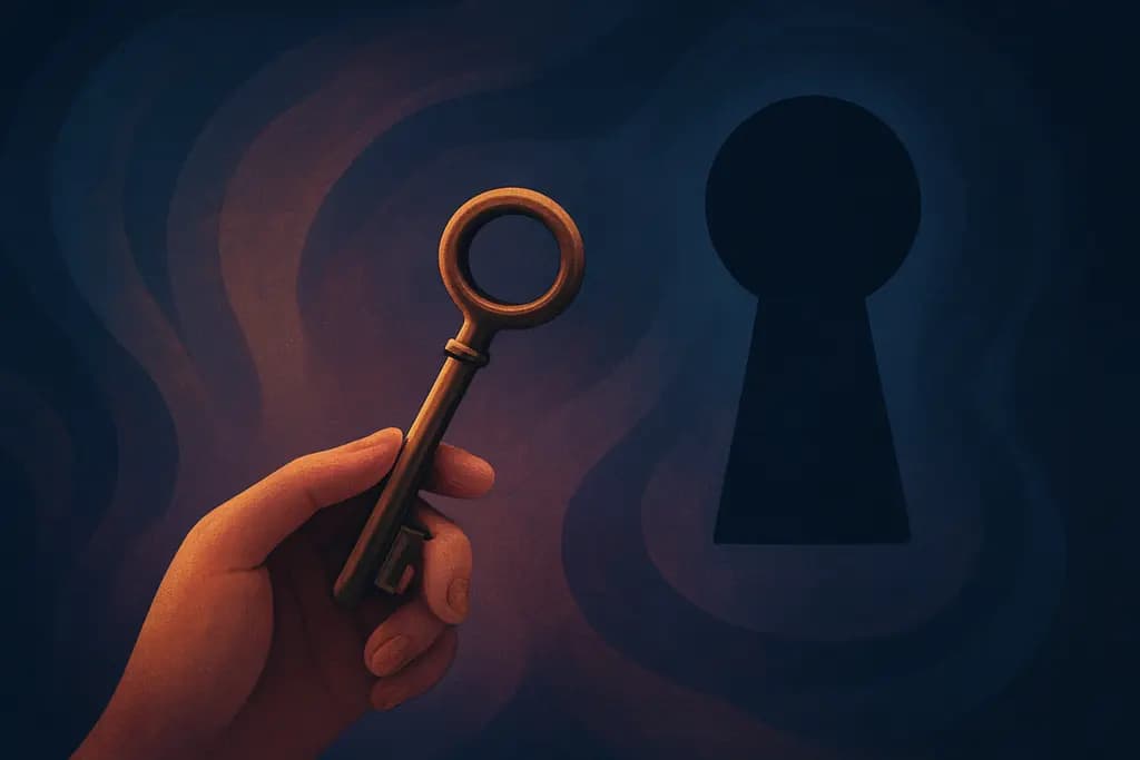 Dream illustration: Finding a Key That Fits Nothing
