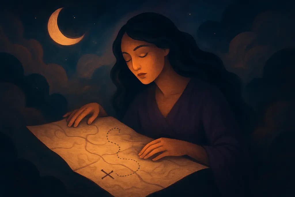Dream illustration: Finding a Map
