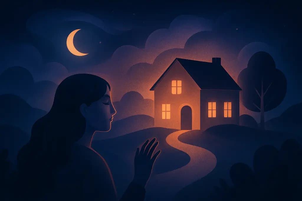 Dream illustration: Finding a new house