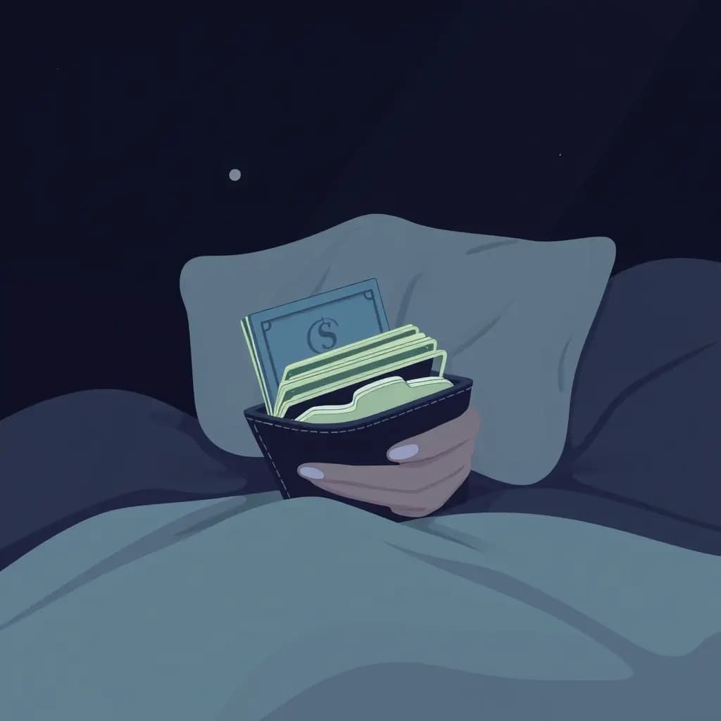 Dream illustration: Finding a perfectly full wallet