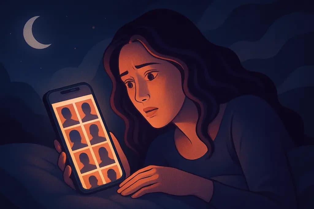 Dream illustration: Finding a Phone Full of Unknown Photos