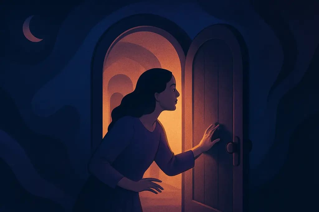 Dream illustration: Finding a Secret Passage