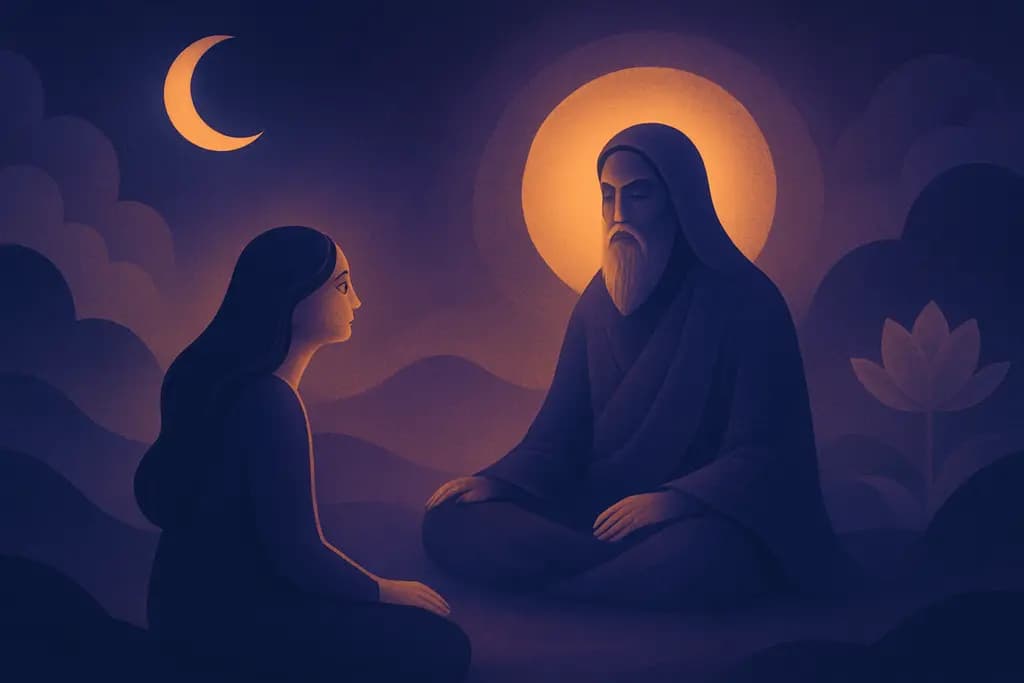 Dream illustration: Finding a spiritual guide
