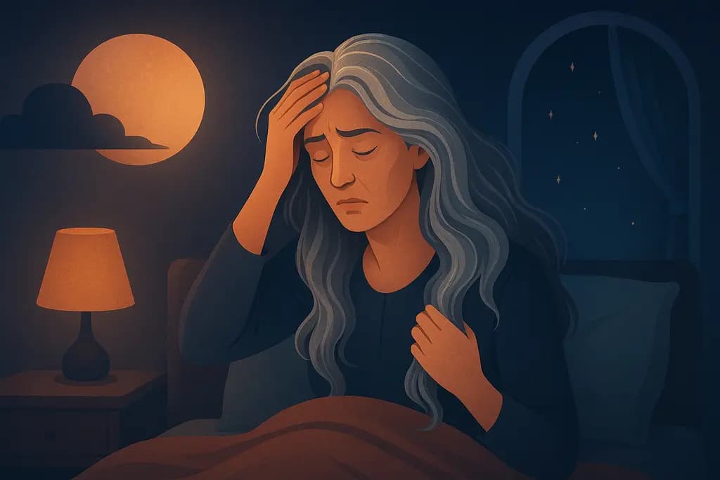 Dream illustration: Finding all your hair turned gray overnight