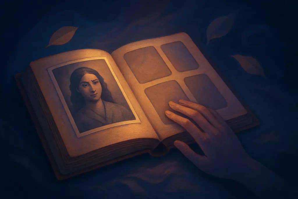 Dream illustration: Finding an Old Photo Album