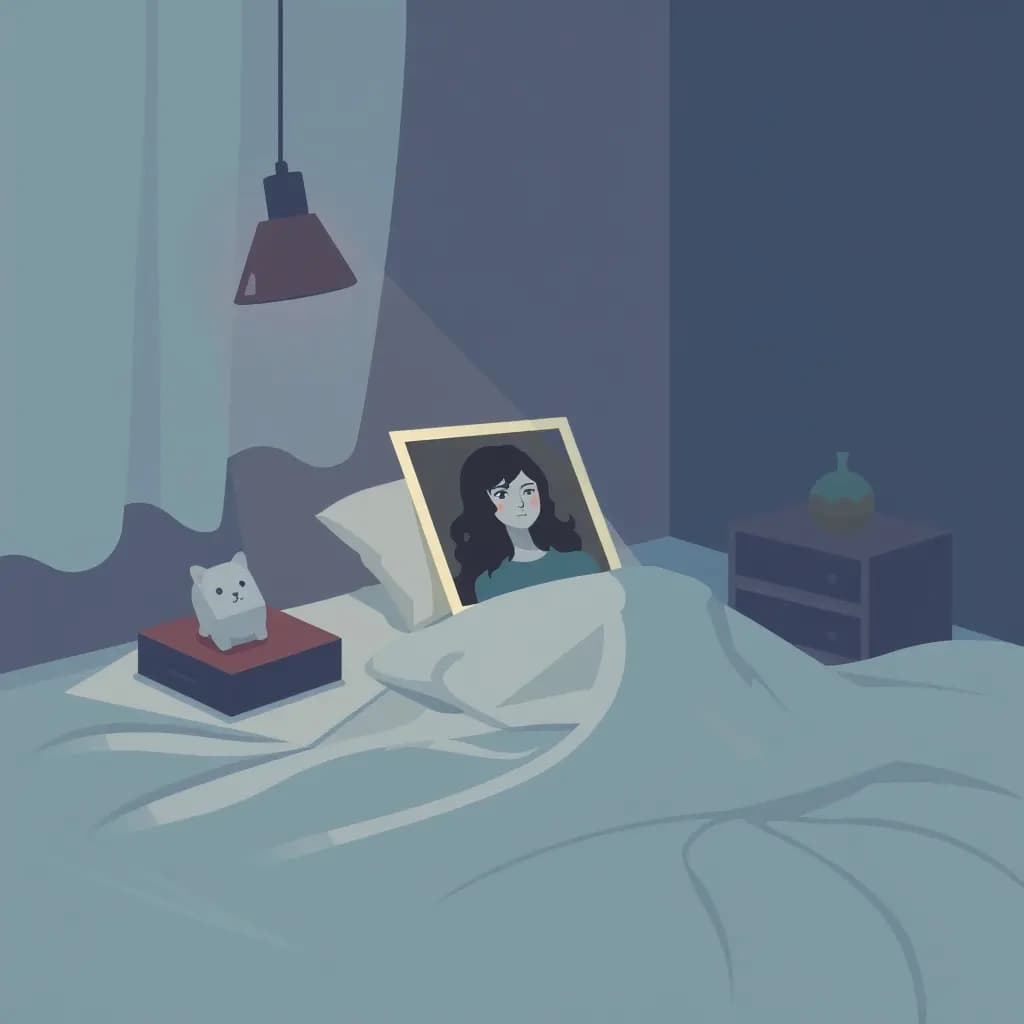 Dream illustration: Finding an old photograph with someone missing