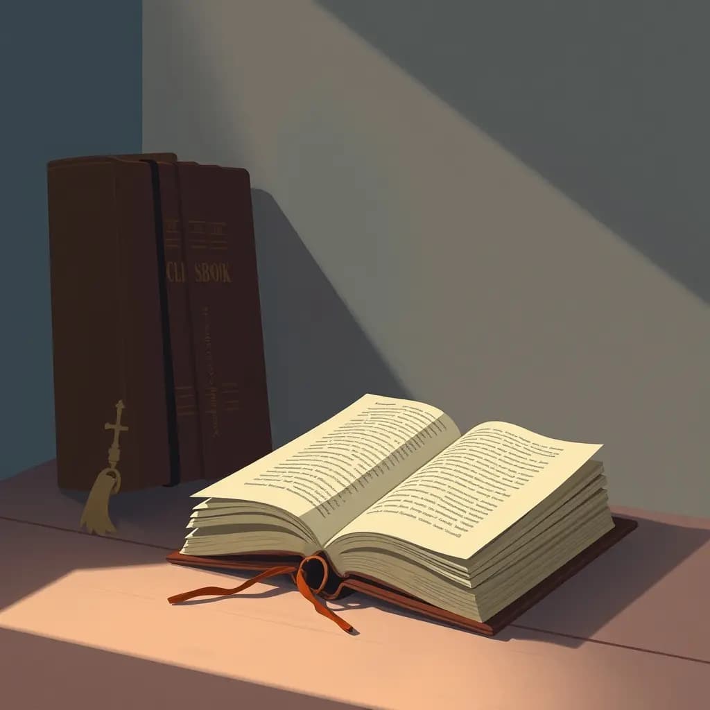 Dream illustration: Finding an old schoolbook