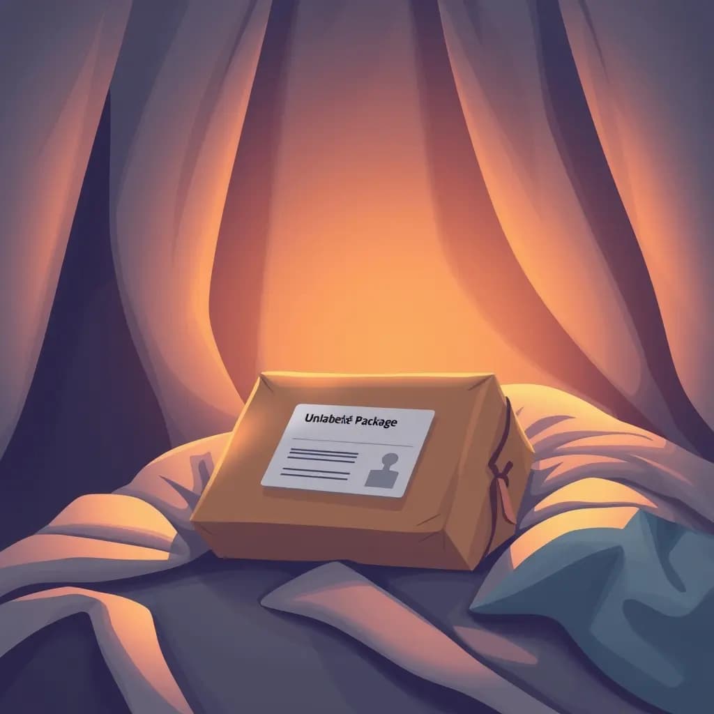 Dream illustration: Finding an Unlabeled Package