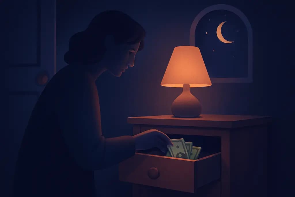 Dream illustration: Finding hidden cash in your house