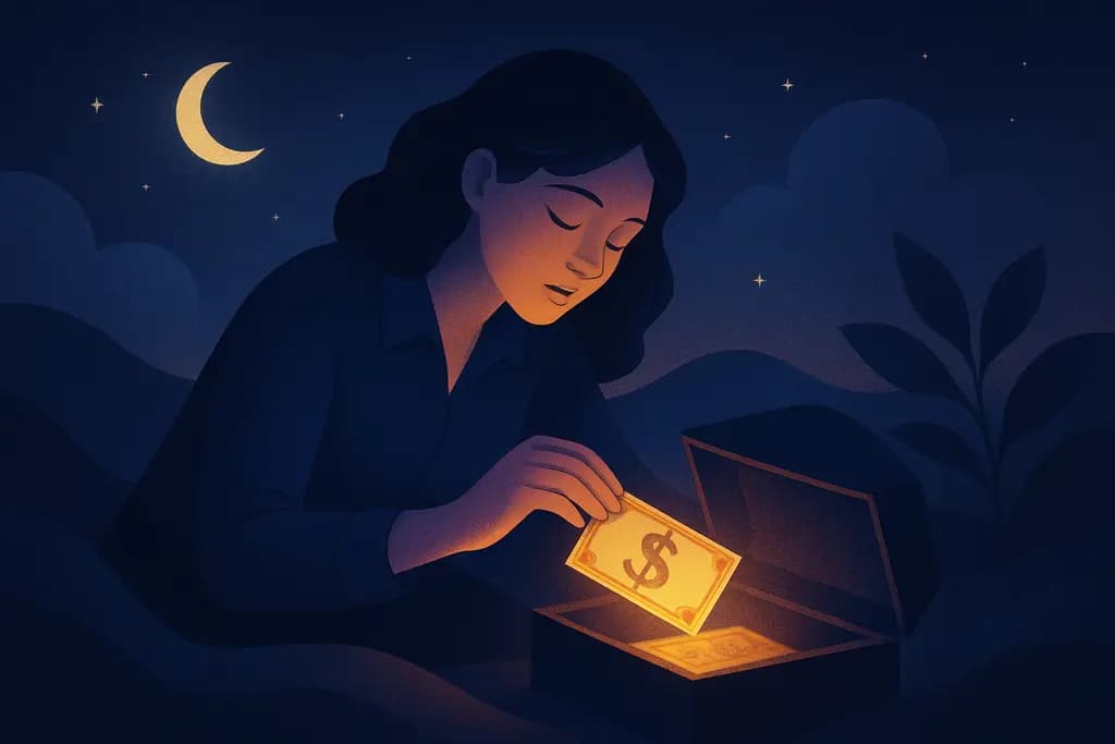 Dream illustration: Finding hidden money