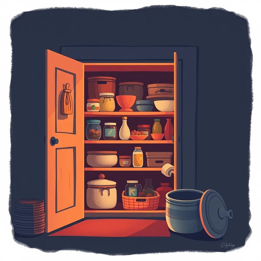 Dream illustration: Finding hidden pantry