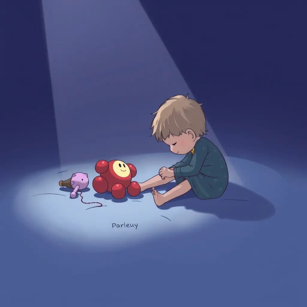 Dream illustration: Finding lost childhood toy