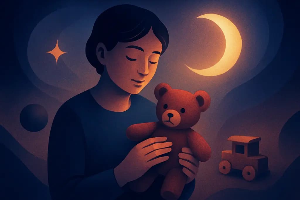 Dream illustration: Finding lost childhood toys