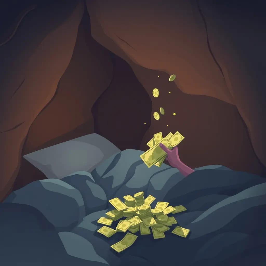 Dream illustration: Finding money in an unlikely place