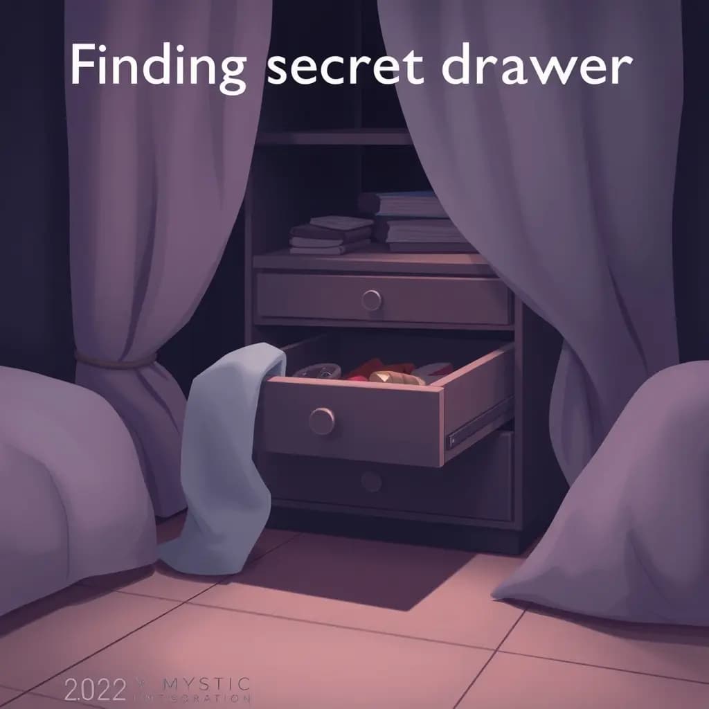 Dream illustration: Finding secret drawer