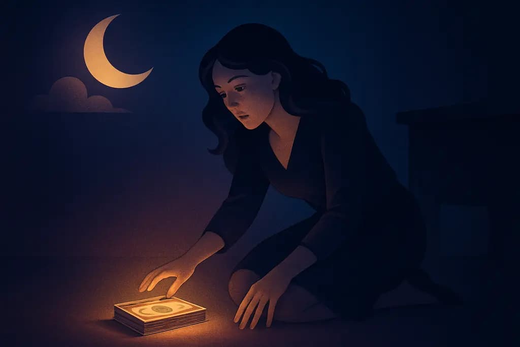 Dream illustration: Finding unexpected cash