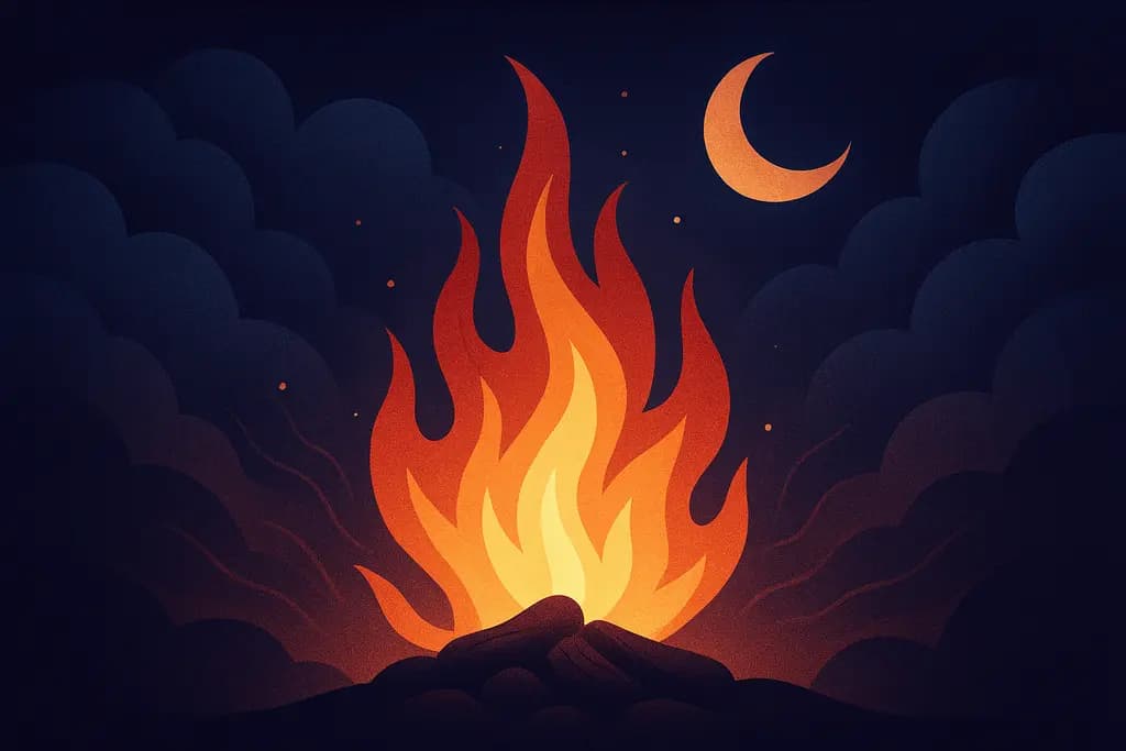 Dream illustration: Fires