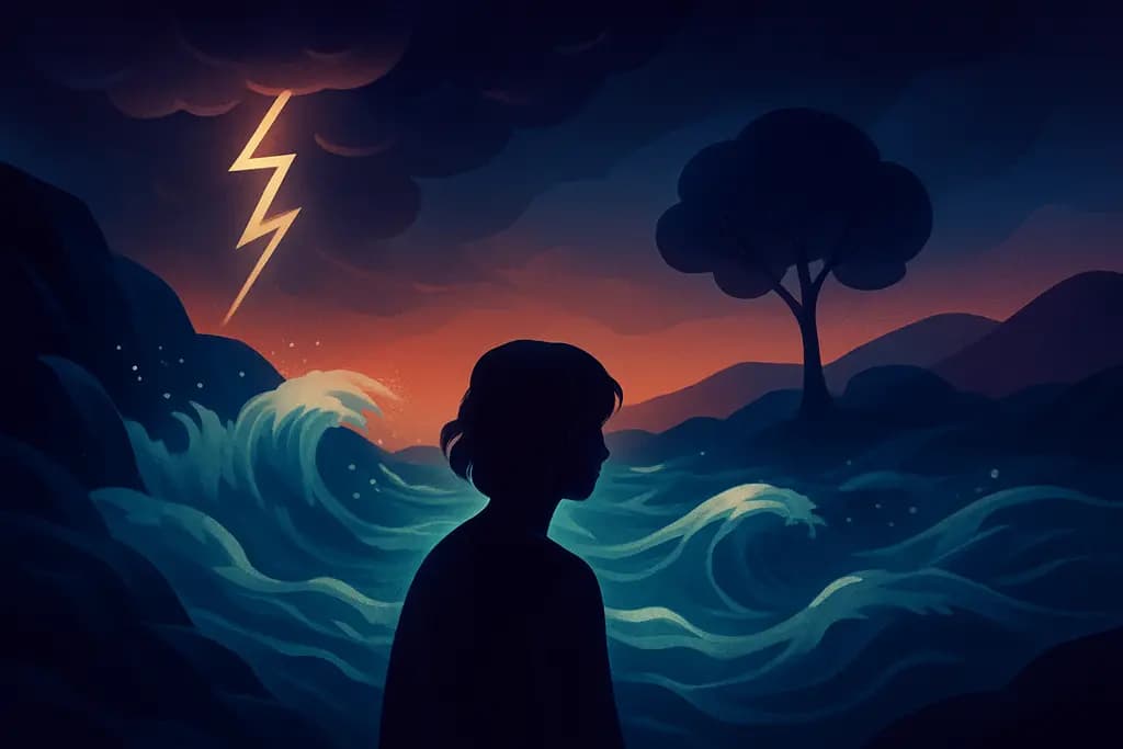 Dream illustration: flash flood dream meaning