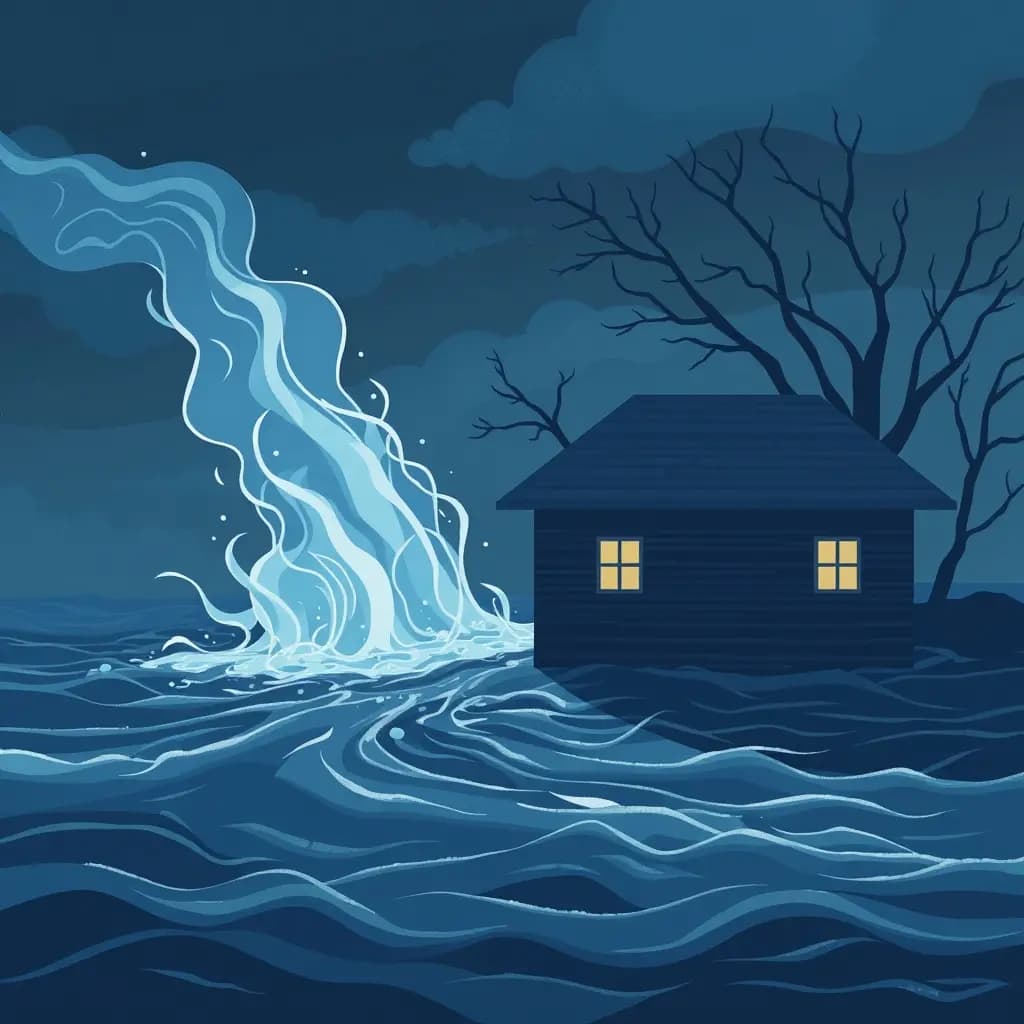 Dream illustration: Flood