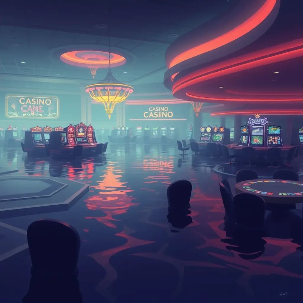 Dream illustration: a Flooded Casino