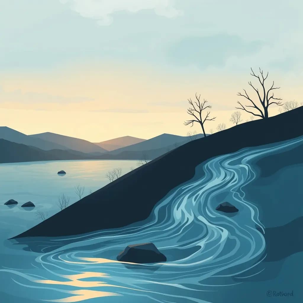Dream illustration: Floodwaters moving uphill