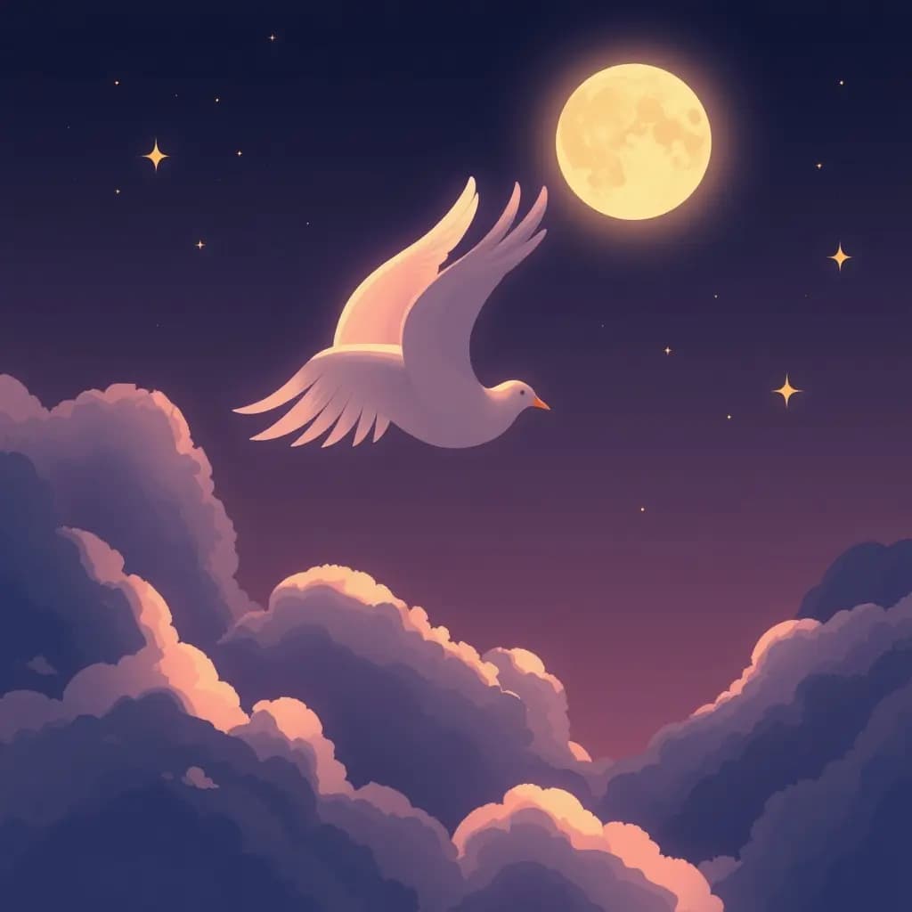 Dream illustration: Flying/soaring