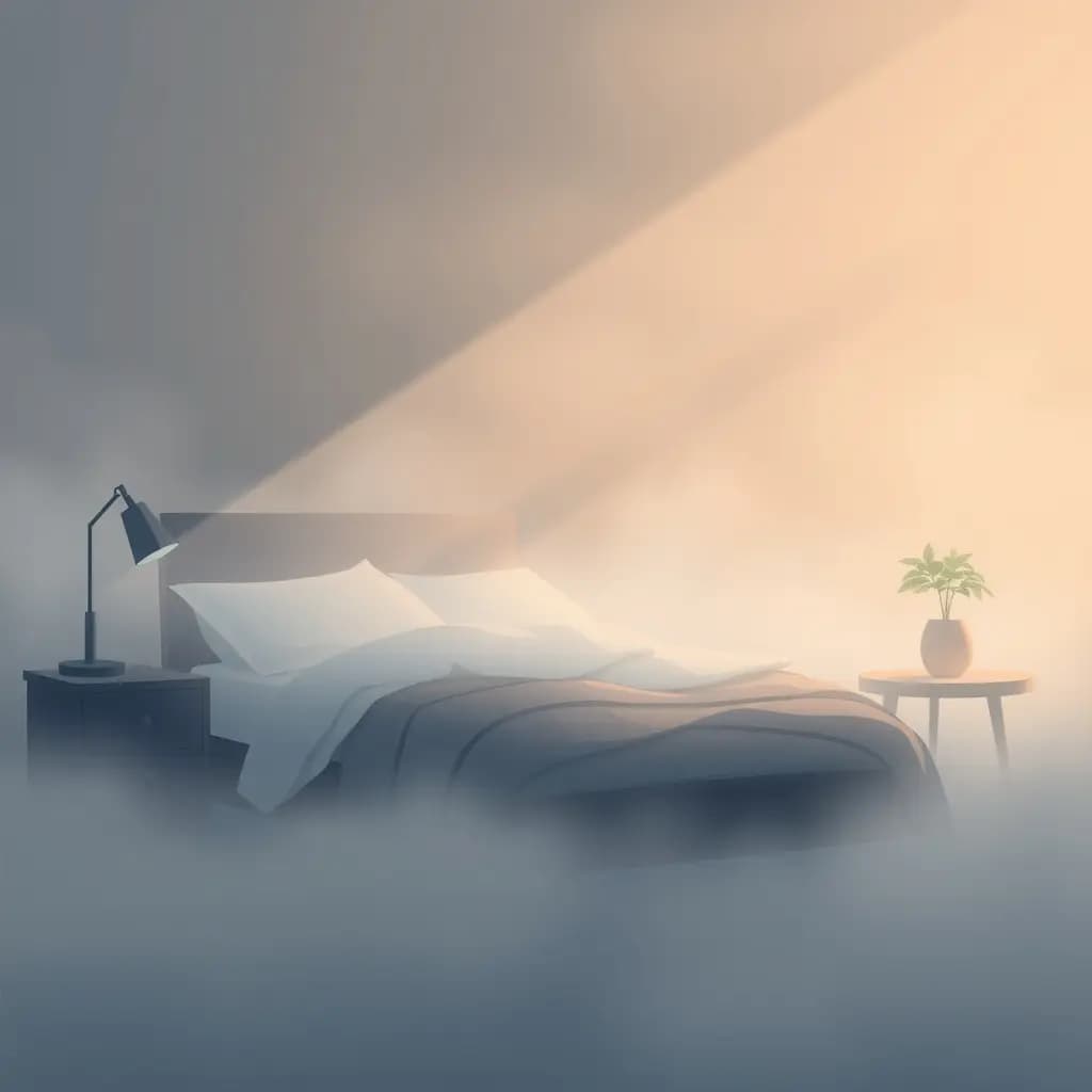 Dream illustration: Fog fills your bedroom
