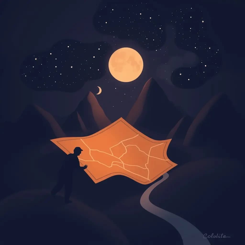 Dream illustration: Following a missing map