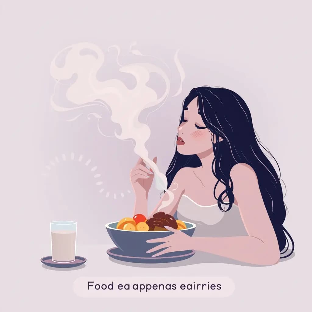 Dream illustration: Food evaporates midbite