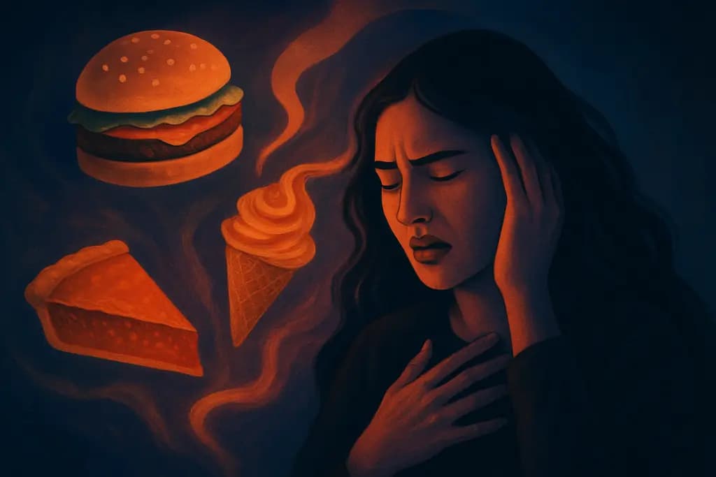 Dream illustration: food that tastes like vivid memories attacking me