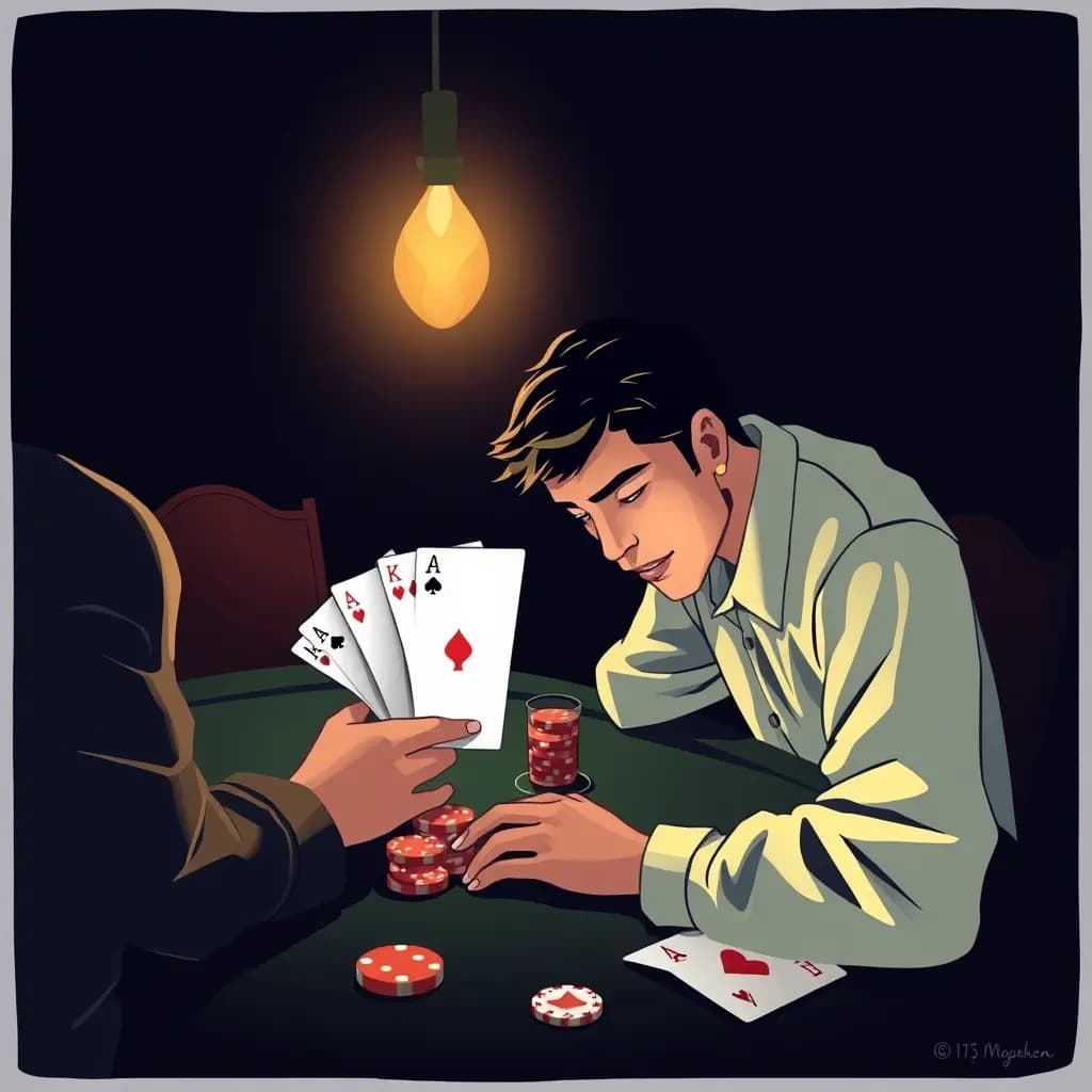 Dream illustration: Forgetting the Rules of Poker