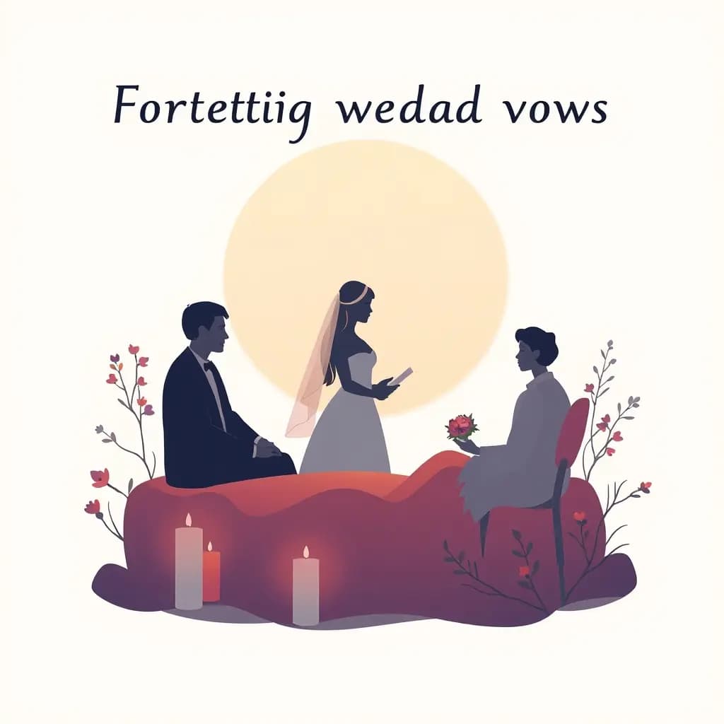 Dream illustration: Forgetting wedding vows