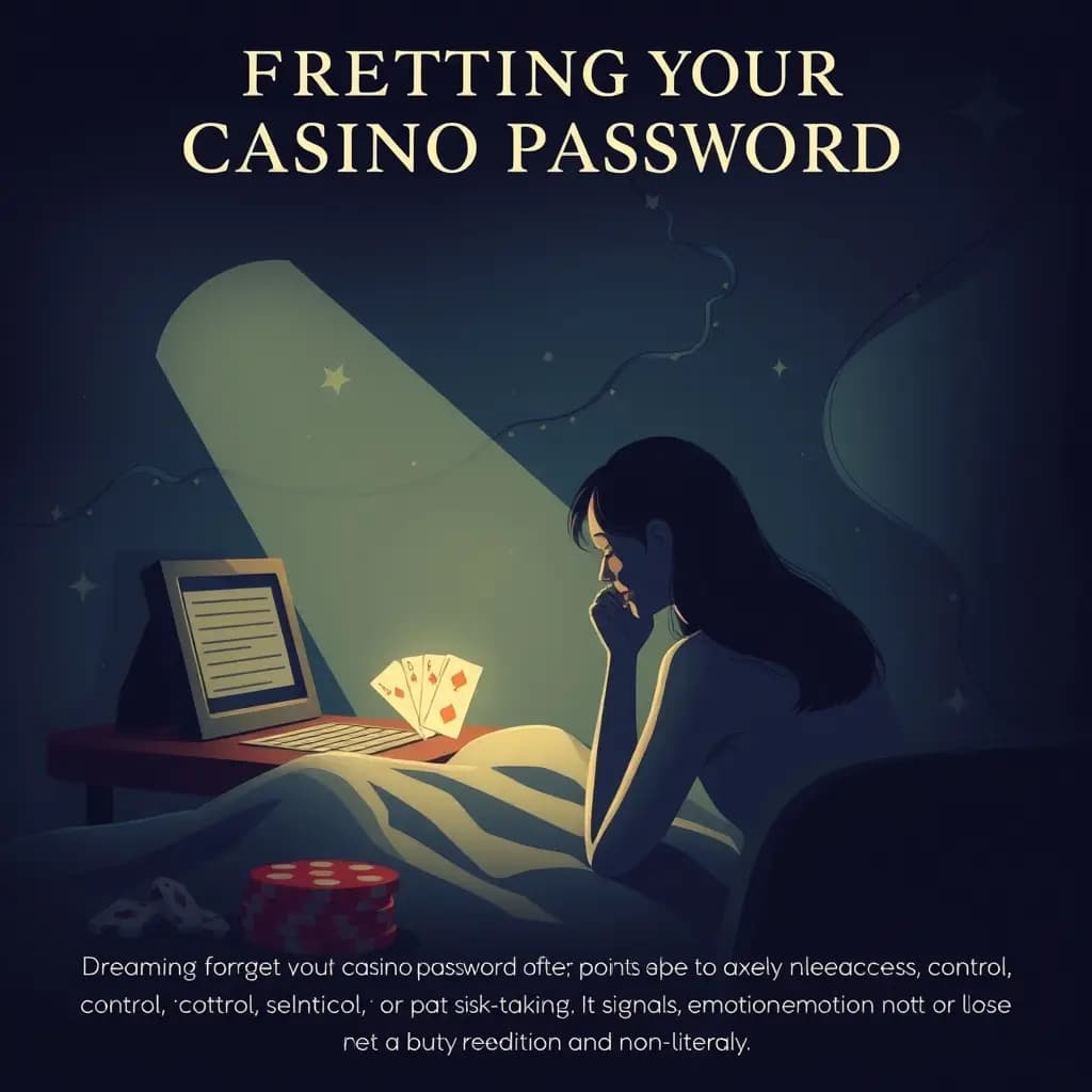 Dream illustration: Forgetting Your Casino Password