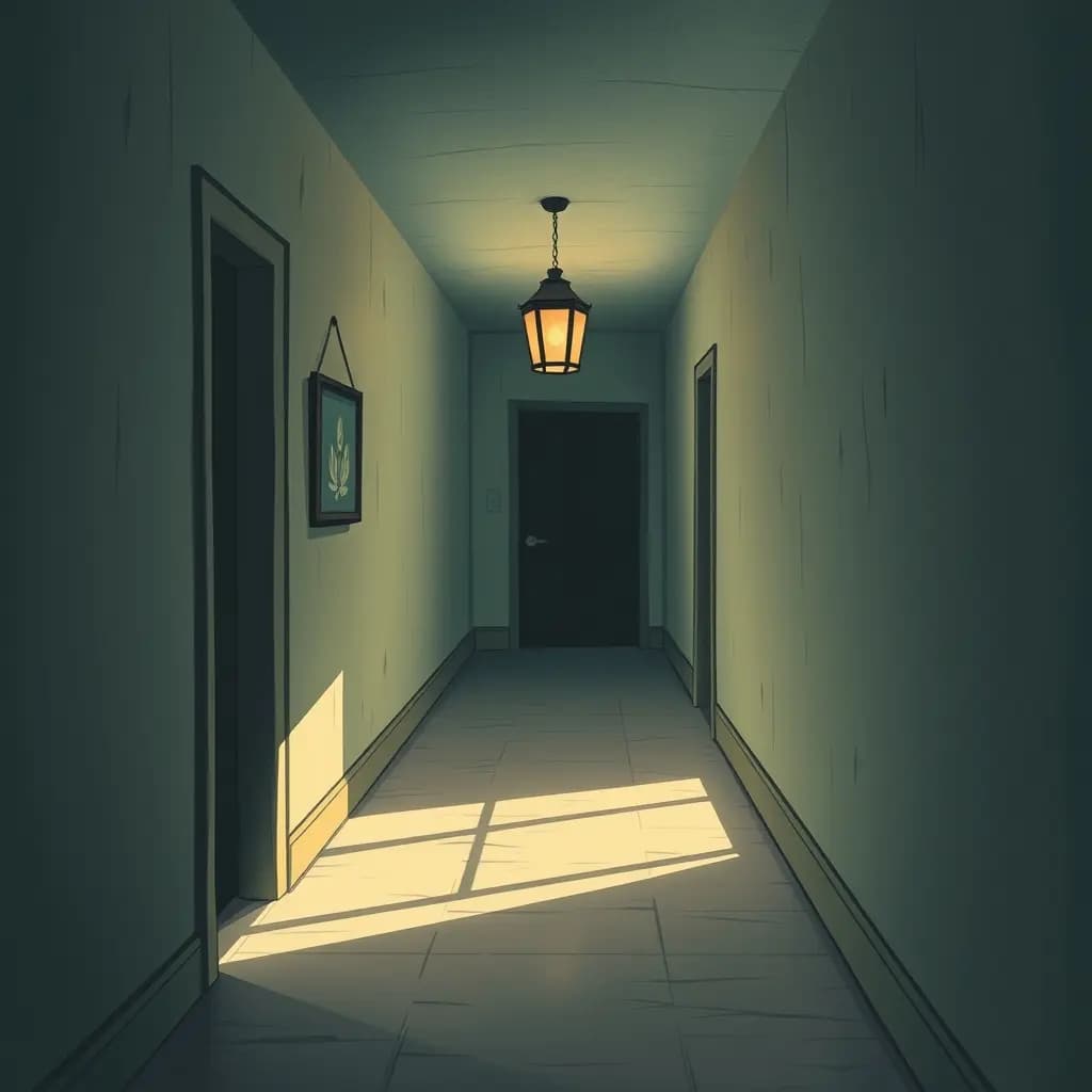 Dream illustration: Forgotten hallway leads home