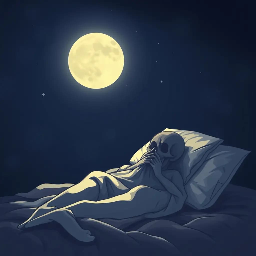 Dream illustration: Friend request from dead person