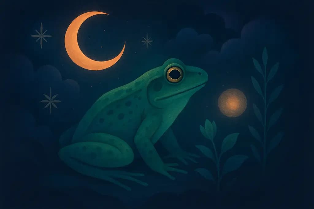Dream illustration: Frogs