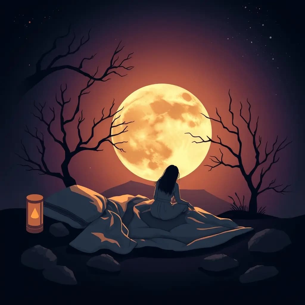 Dream illustration: Full moon drains your energy
