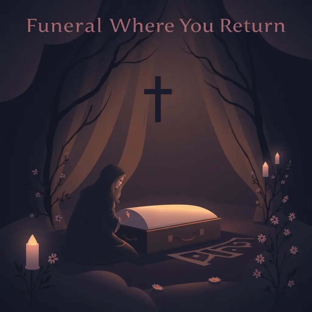 Dream illustration: Funeral Where You Return