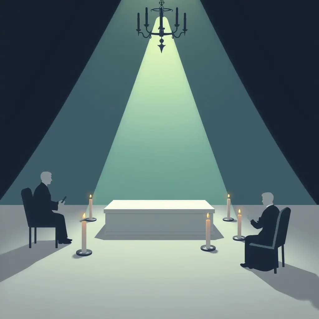 Dream illustration: Funeral with no coffin