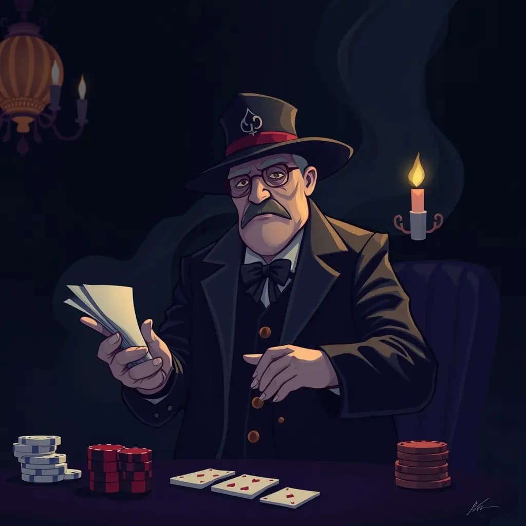 Dream illustration: a Gambling Debt Collector