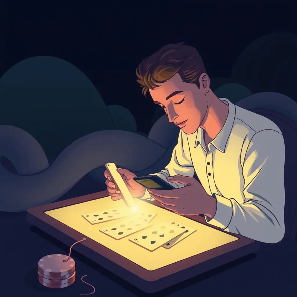 Dream illustration: Gambling on Your Phone