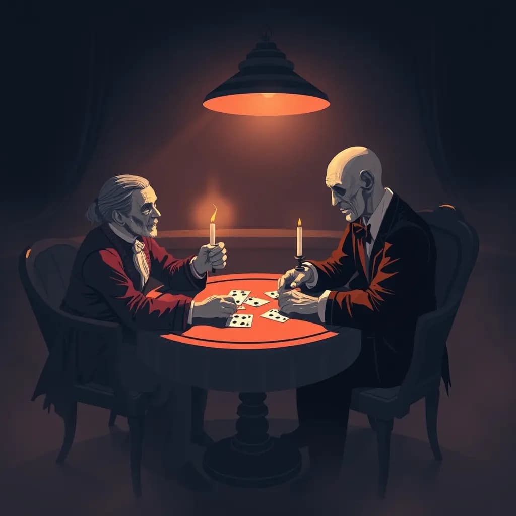 Dream illustration: Gambling With a Deceased Relative
