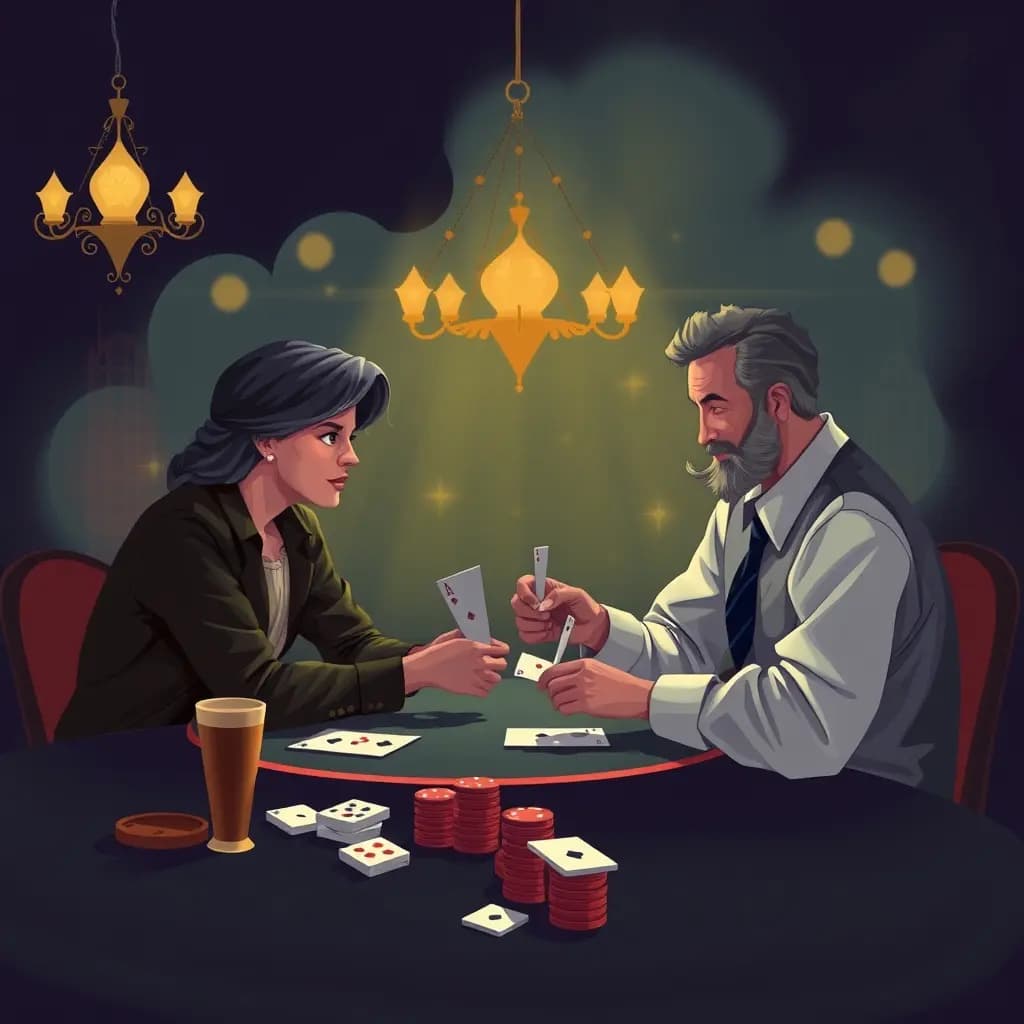 Dream illustration: Gambling With Your Father