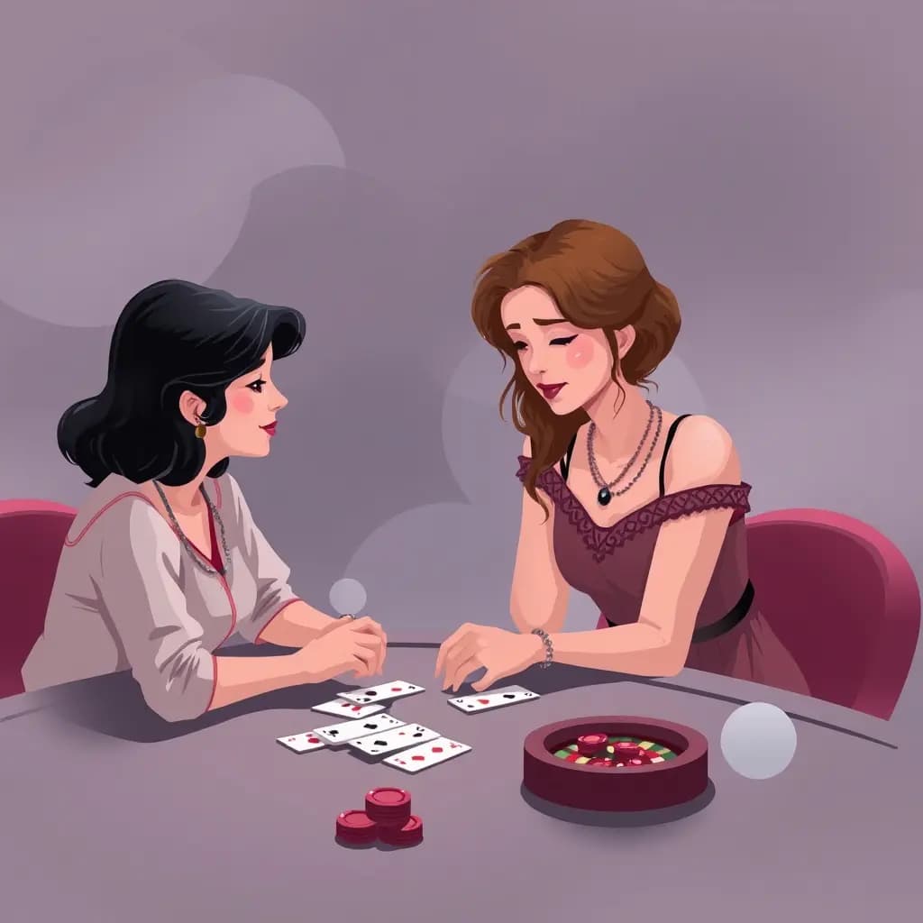 Dream illustration: Gambling With Your Mother